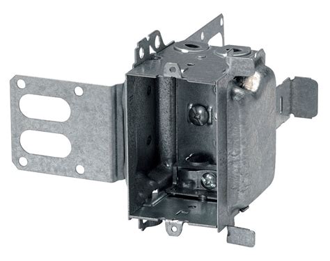 electrical boxes are usually fastened to studs with|metal stud box attachments.